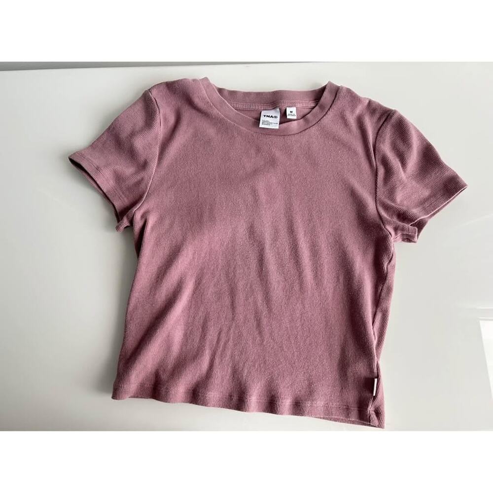 Aritzia Tna crop T-shirt, dusty rose color, size M